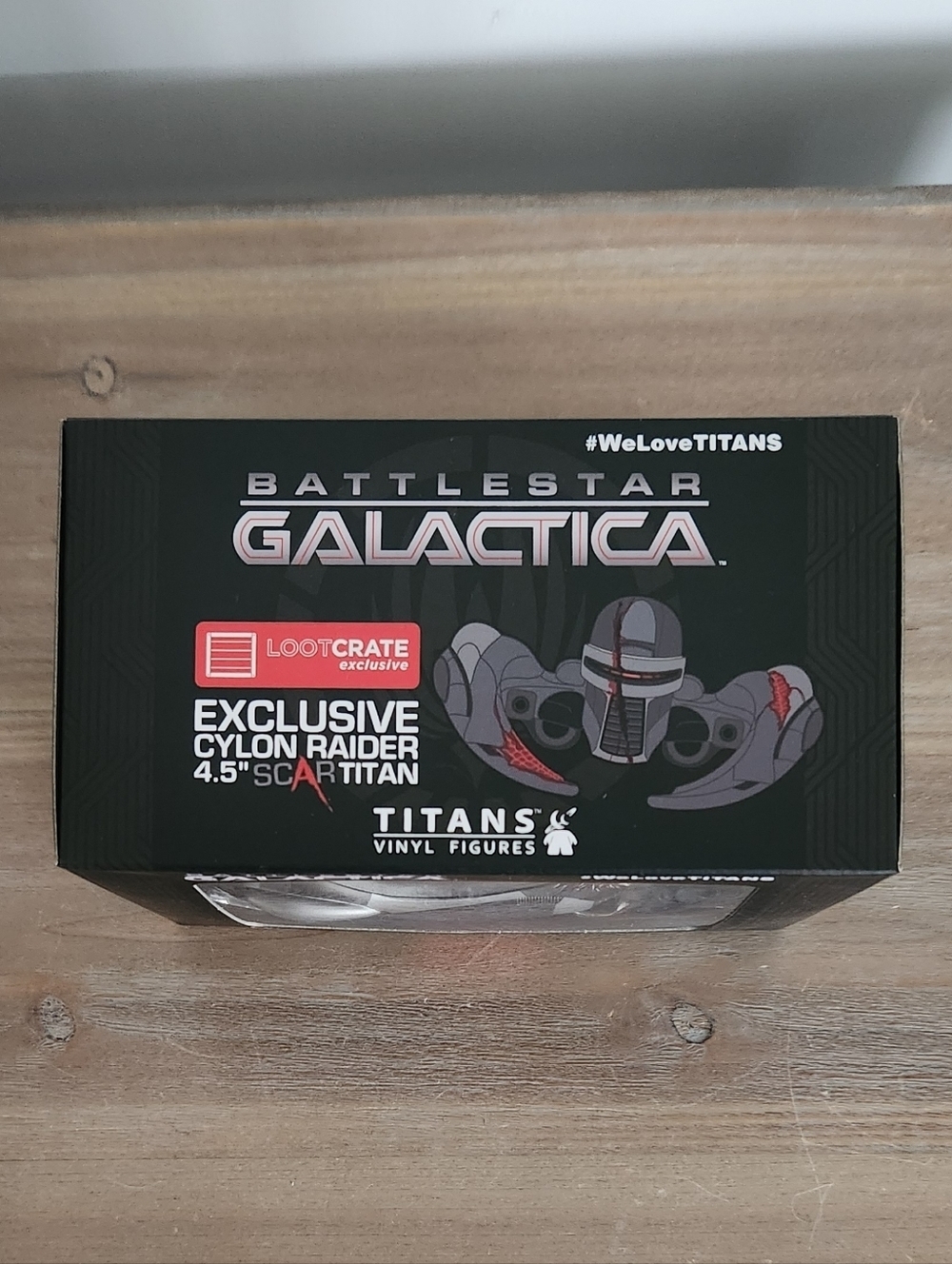 🚀 Battlestar Galactica Cylon Raider Scar TITAN 4.5" Exclusive NWT Toy Spaceship - Picture 6 of 9